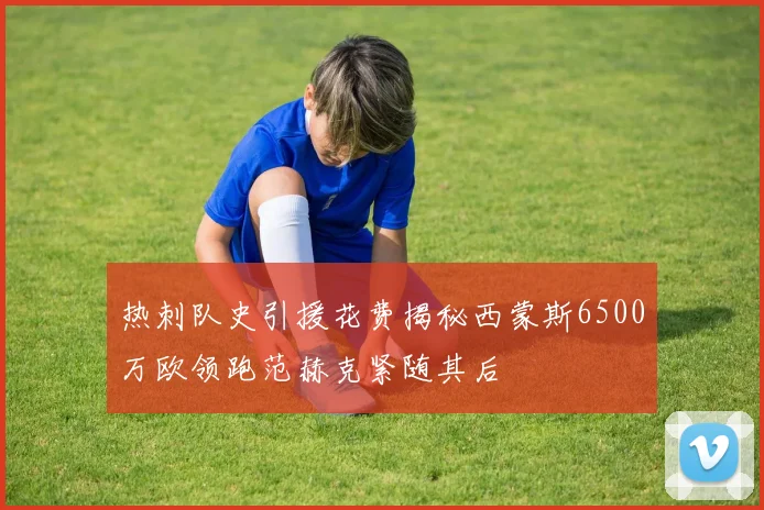 热刺队史引援花费揭秘西蒙斯6500万欧领跑范赫克紧随其后